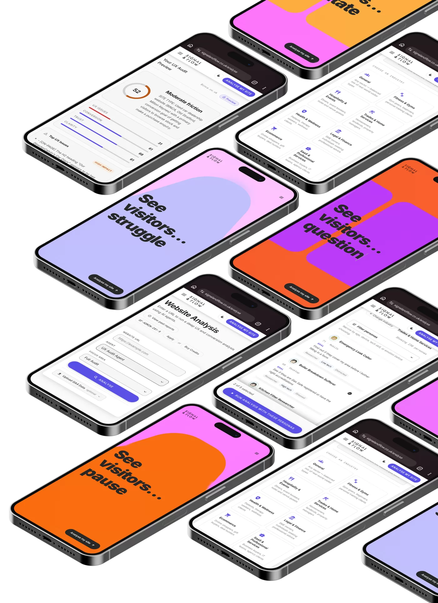 Signal and Flow on mobile